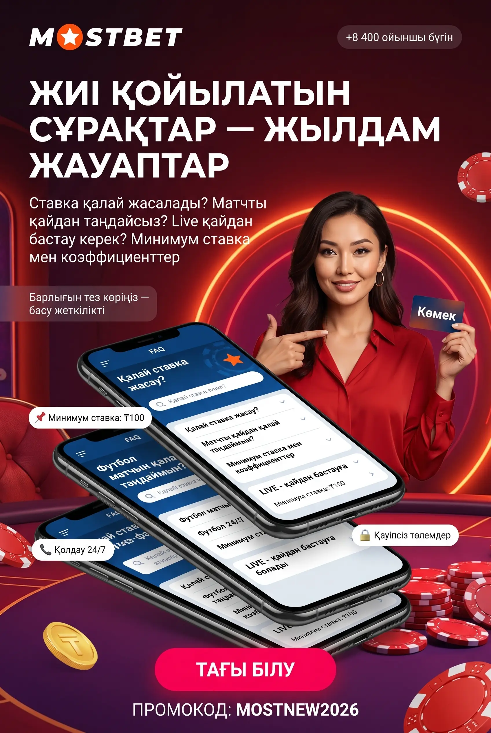 Ставка бойынша сұрақтар мен жауаптар
